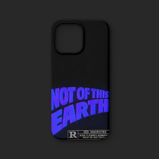 EARTH BASKILI PREMİUM ŞEFFAF KILIF